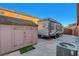 Backyard with shed and RV parking at 6156 Twilight Cove Cir, Las Vegas, NV 89131