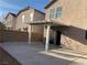 Backyard featuring a covered patio with pillars at 6425 W Haleh Ave, Las Vegas, NV 89141