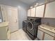 Well-organized laundry room with modern appliances, a utility sink, and plenty of storage at 720 Florida St, Pahrump, NV 89048