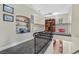 Upstairs hallway with stylish railings and views of the downstairs at 7520 Cobal Canyon Ln, Las Vegas, NV 89129