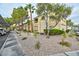 Attractive condo complex with mature trees and well-maintained landscaping, creating a serene and inviting atmosphere at 7885 W Flamingo Rd # 1016, Las Vegas, NV 89147