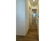 Hallway with hardwood floors leading to the bedroom at 1586 Crowned Eagle St, Las Vegas, NV 89138