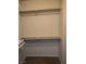 Walk-in closet with built-in shelving and clothes rods providing ample storage space at 2223 Rugged Mesa Dr, Laughlin, NV 89029