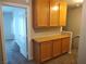 Hallway view featuring built-in cabinets for extra storage at 2223 Rugged Mesa Dr, Laughlin, NV 89029