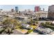 Expansive aerial view showcasing the property's prime location near the city skyline at 2301 W El Camino Ave, Las Vegas, NV 89102