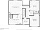 Detailed floor plan showcasing the layout of the upper level including the primary bedroom and bathrooms at 2301 W El Camino Ave, Las Vegas, NV 89102