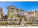 Charming two-story home featuring a landscaped front yard and a welcoming entrance at 2375 Malaga Peak St, Las Vegas, NV 89135