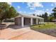 A covered pool house with white pillars and neutral exterior, ideal for relaxing near the pool and backyard at 3585 Tobias Ln, Las Vegas, NV 89120