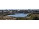 Panoramic lake view featuring waterfront homes and lush foliage at 3883 Desert Marina Dr # 245, Laughlin, NV 89029