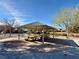 Sheltered picnic area with tables and seating, perfect for outdoor dining and gatherings at 4058 Helens Pouroff Ave, North Las Vegas, NV 89085