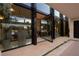 Elegant foyer with sleek pivot door and expansive windows showcasing the modern interior design at 41 Crested Cloud Way, Las Vegas, NV 89135