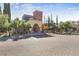 Charming entryway to the building with well-maintained landscaping at 4557 Bersaglio St, Las Vegas, NV 89135