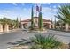 Inviting entrance to the community with manicured landscaping at 4557 Bersaglio St, Las Vegas, NV 89135