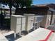 Community mailboxes are easily accessible via the sidewalk at 5750 E Hacienda Ave # 202, Las Vegas, NV 89122