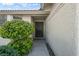 Close-up of the front entrance featuring desert landscaping and an inviting doorway at 6217 Sadler Dr, Las Vegas, NV 89130