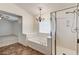 Bathroom featuring a soaking tub, shower and tile floor at 74 Harbor Coast St, Las Vegas, NV 89148