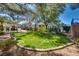 Lush green space with mature trees and landscaping, featuring a charming gazebo for community enjoyment at 7978 Light Tower St, Las Vegas, NV 89139