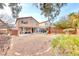 A great view of the backyard and covered patio, perfect for relaxing or entertaining at 10332 George Hart Ct, Las Vegas, NV 89129