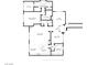 A detailed floorplan showcasing the layout of the home with room dimensions at 11504 White Cliffs Ave, Las Vegas, NV 89138