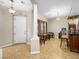 Spacious game room with built-in bar and pool table setup and tile flooring at 11504 White Cliffs Ave, Las Vegas, NV 89138