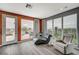 Bright living area boasts comfortable seating, modern decor, large windows and an amazing view at 2503 Kaymin Ridge Rd, Henderson, NV 89052