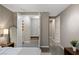 Spacious bedroom featuring a walk-in closet and a modern design aesthetic for comfortable living at 2672 Mystere Ct, Las Vegas, NV 89117
