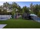 Backyard playground and trampoline, perfect for Gathering fun and activities at 3452 Spanish Winds Ct, Las Vegas, NV 89141