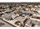 Panoramic aerial view showcasing the property and surrounding neighborhood at 3649 Maria St, Las Vegas, NV 89121