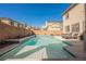 Backyard pool featuring a pristine pool and sunny lounge area at 3717 Moonshine Falls Ave, North Las Vegas, NV 89085