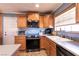 Kitchen featuring ample cabinet space, modern appliances, and a sleek countertop at 4726 Idaho Ave, Las Vegas, NV 89104
