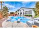 Beautiful backyard pool and patio area, perfect for outdoor entertaining and relaxation at 511 Beaconwood St, Henderson, NV 89052