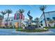 Town center featuring an eye-catching sculpture and elegant architecture creating a welcoming space for shopping and dining at 511 Beaconwood St, Henderson, NV 89052
