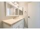 Bathroom featuring modern fixtures and a bright mirror over the vanity at 5310 Plainfield Dr, Las Vegas, NV 89142