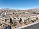 Expansive aerial view of the community, showcasing diverse homes, mountain views, and the well-planned neighborhood at 6637 Rockhouse St, North Las Vegas, NV 89086