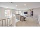 Upstairs loft area with comfortable seating and media entertainment center, perfect for relaxation at 6637 Rockhouse St, North Las Vegas, NV 89086