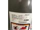 Image of the water heater label at 6965 Coral Rock Dr, Las Vegas, NV 89108