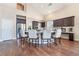 Bright kitchen features a large island with seating, modern appliances, and ample cabinet space at 837 Roseberry Dr, Las Vegas, NV 89138