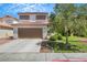 Charming two-story home featuring a well-maintained lawn and a two-car garage at 10218 Maltese Cross Ct, Las Vegas, NV 89183