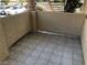 Tiled outdoor front patio at 1105 Sulphur Springs Ln # 102, Las Vegas, NV 89128