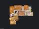 Aerial view of the home's layout, displaying the open floor plan and room arrangements at 1139 5Th Pl, Las Vegas, NV 89104