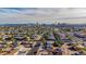Panoramic view of the neighborhood, showcasing the city skyline and surrounding mountain views at 1940 Walker St, Las Vegas, NV 89106
