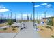 View of the park walkway, offering a serene and inviting path through the community at 2587 Tolmezzo St, Henderson, NV 89044