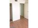 Bedroom with closet and wood floors at 3435 Villa Knolls South Dr, Las Vegas, NV 89120