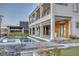 Stylish home showcasing outdoor terraces, a sparkling pool, and landscaped grounds at 675 Benedict Dr, Las Vegas, NV 89110