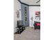 Living room with a tall wine rack and a comfortable seating area at 10553 Pine Pointe Ave # 201, Las Vegas, NV 89144