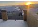 Balcony with panoramic views of the surrounding neighborhood and sunset at 1178 Yellow Orchid St, Henderson, NV 89002