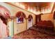 Home theater featuring plush velvet decor, theater lighting, and built-in columns at 2508 Monarch Bay Dr, Las Vegas, NV 89128