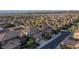 Aerial view of a residential area showing the layout of houses, streets, and community planning in a suburban setting at 2737 Josephine Dr, Henderson, NV 89044