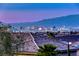 Stunning skyline view of the city and mountains from the rooftop at 2737 Josephine Dr, Henderson, NV 89044