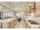 Gourmet kitchen with a large island, stainless steel appliances, and an open floor plan at 2737 Josephine Dr, Henderson, NV 89044